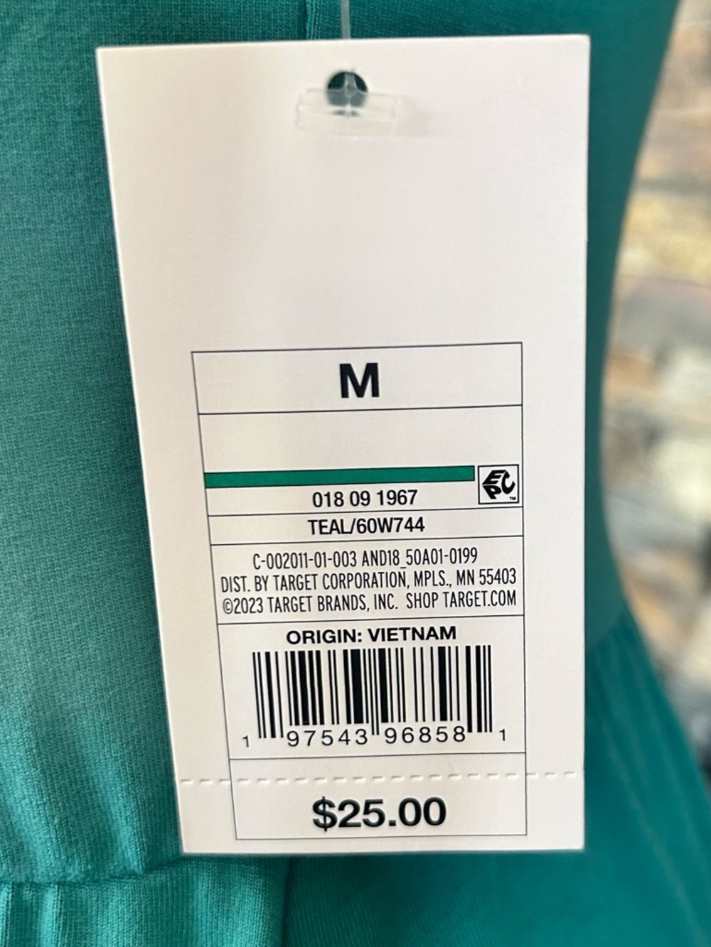 A New Day Teal Tank Midi Dress Medium NWT - Picture 5 of 5